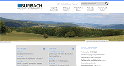 Desktop Screenshot of burbach-siegerland.de